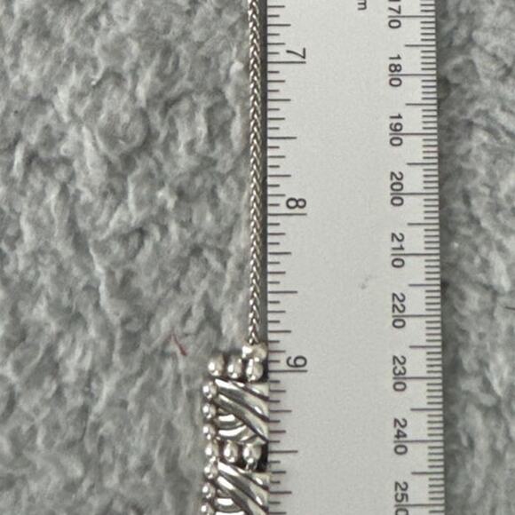 Brighton Sonora Tile Silver Necklace Retired Hard to find - Picture 3 of 6